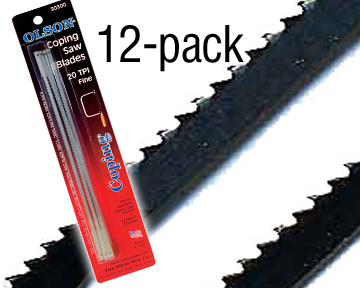 Master Mechanic Coping Saw Blades, 16TPI, 6.5-In., 4-Pk.